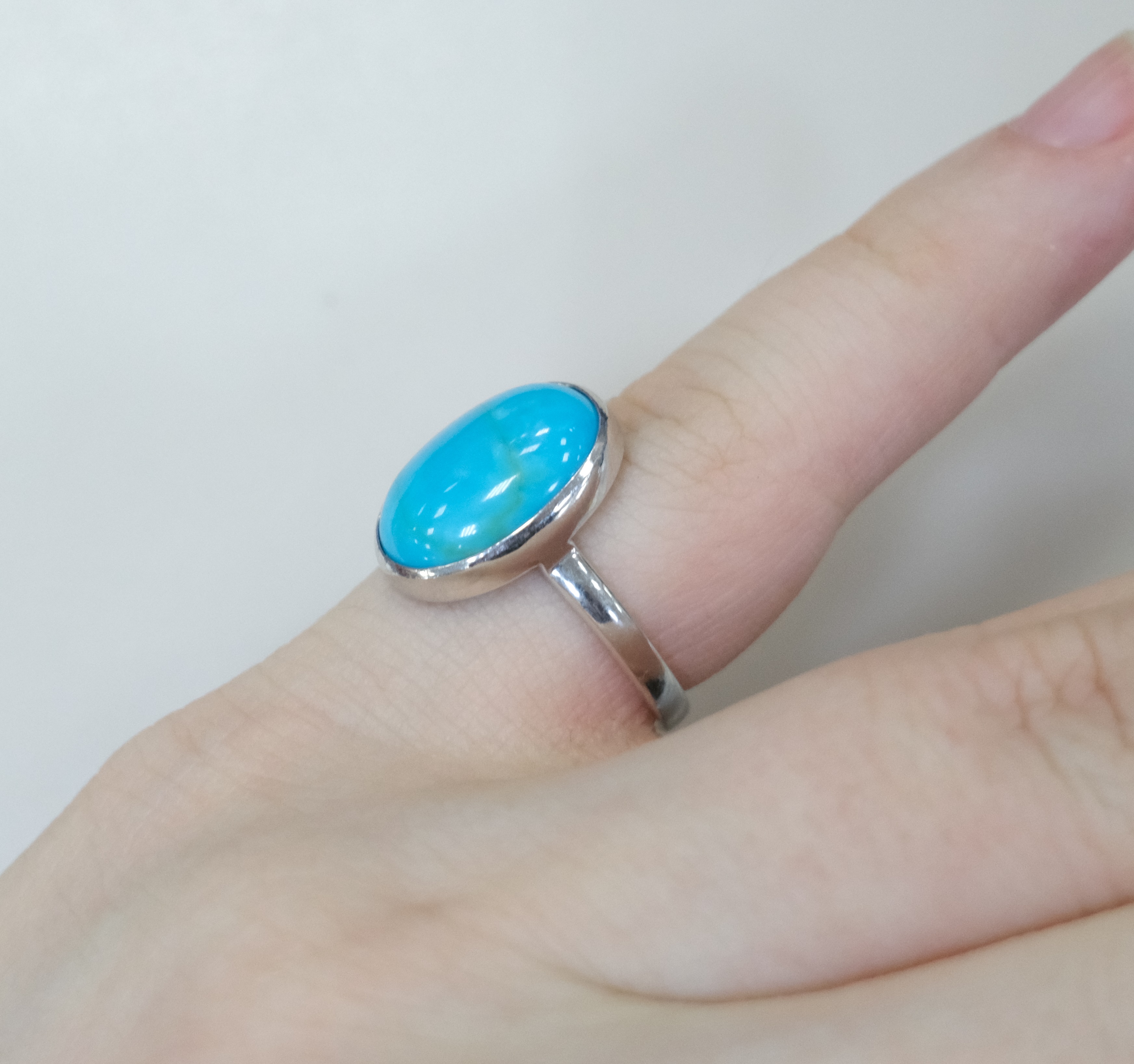 Серебряное кольцо с бирюзой